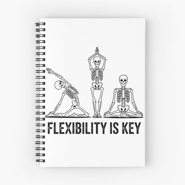 Item preview, Flexibility Is Key – Skeleton Yoga Edition designed and sold by teevoxx.