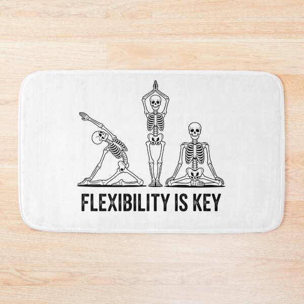 Item preview, Flexibility Is Key – Skeleton Yoga Edition designed and sold by teevoxx.
