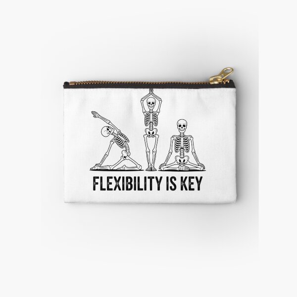 Item preview, Flexibility Is Key – Skeleton Yoga Edition designed and sold by teevoxx.