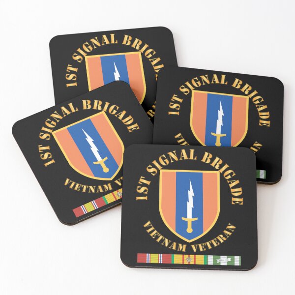 Item preview, Army - Vietnam Vietnam Vet w 1st Signal Brigade  X 300 designed and sold by Military Insignia Products.