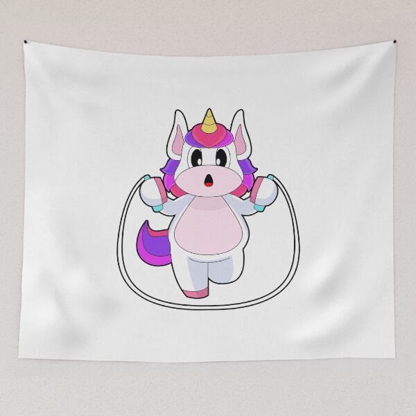 Item preview, Unicorn Skipping rope Jump rope designed and sold by Snabdesign84.