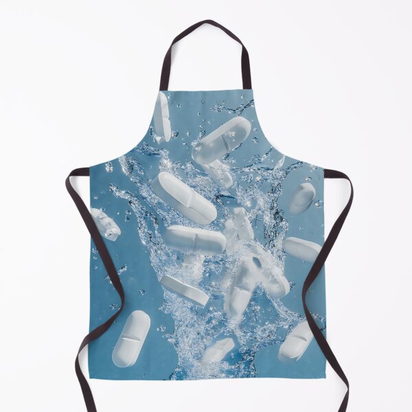 Item preview, Pills splashing in clear water designed and sold by anytka.