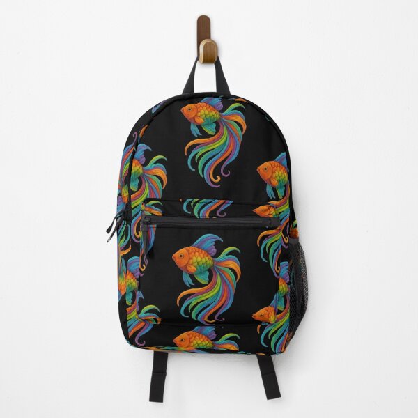 Item preview, Embroidered colourful fish designed and sold by SpeckAndLook.