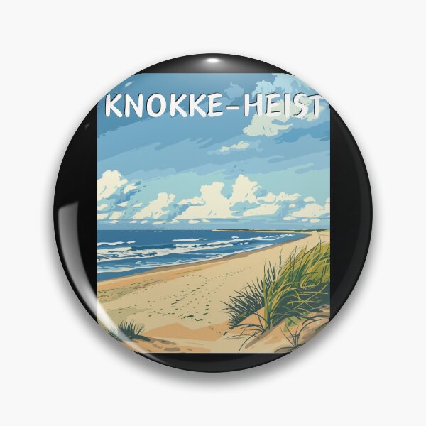 Item preview, Knokke-Heist in Belgium, Vintage Art Travel Landscape designed and sold by MaateoDesign.