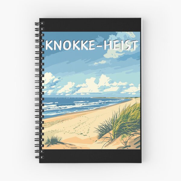 Item preview, Knokke-Heist in Belgium, Vintage Art Travel Landscape designed and sold by MaateoDesign.