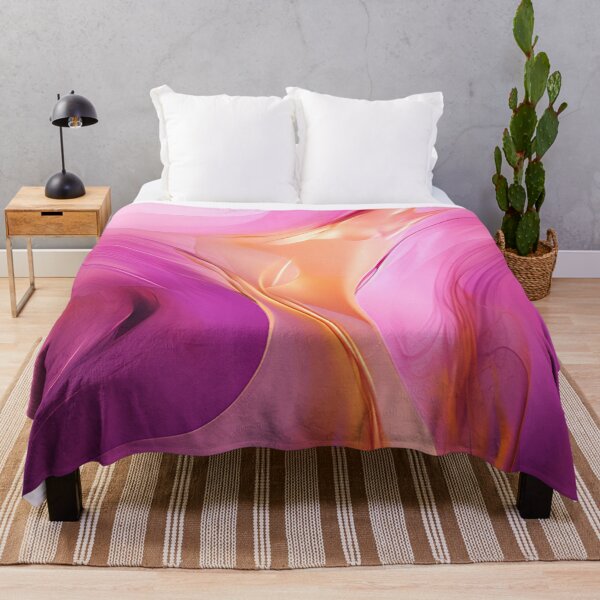 Item preview, Pink abstract wave patterns designed and sold by anytka.