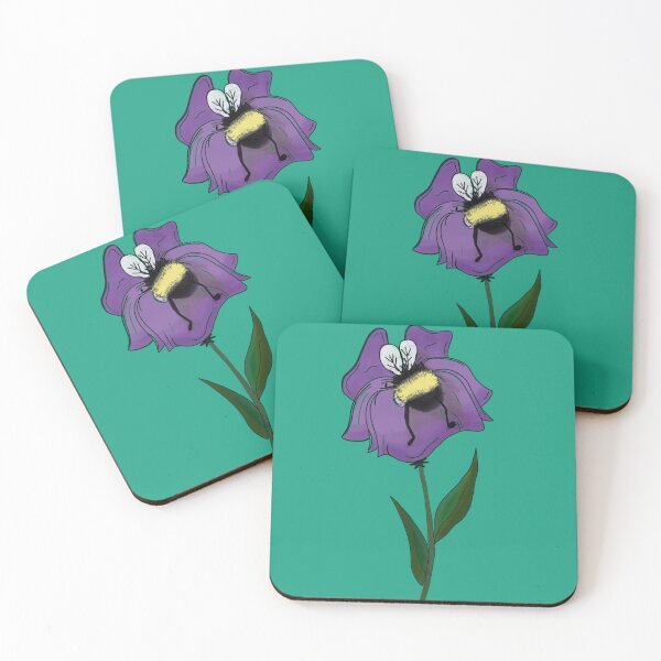 Item preview, "I know it's in here somewhere" - Bee and flower designed and sold by GetBaked Clay by Ally.