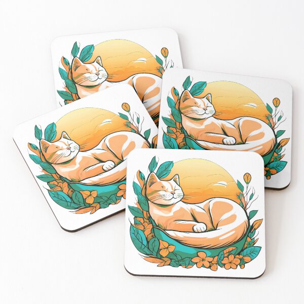 Item preview, Cat Sleeping in the Sun designed and sold by Zofia Sosnecka.