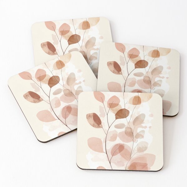 Item preview, Soft foliage design with warm tones designed and sold by anytka.