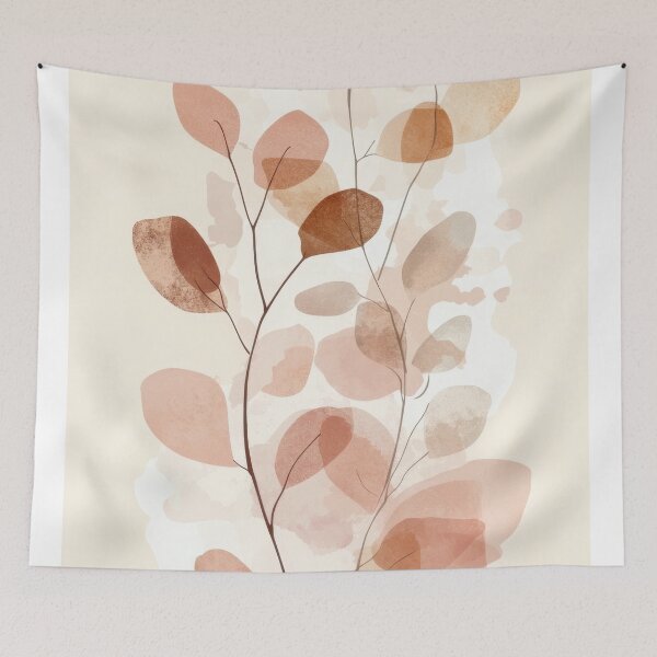 Item preview, Soft foliage design with warm tones designed and sold by anytka.