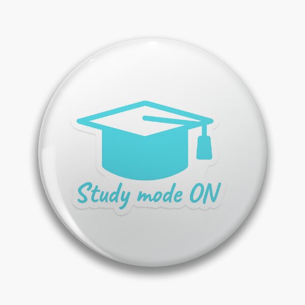 Item preview, Study Mode ON – Student Motivation Sticker with Graduation Cap designed and sold by MinimalVibes37.