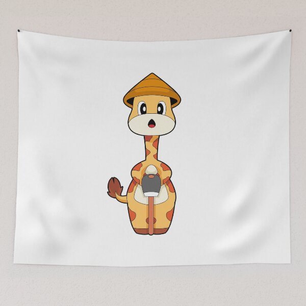 Item preview, Giraffe Farmer Hoe designed and sold by Snabdesign84.