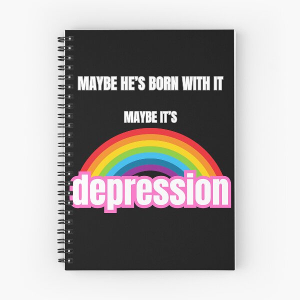 Item preview, Maybe He's Born With It - Depression design designed and sold by peaceAVmedia.