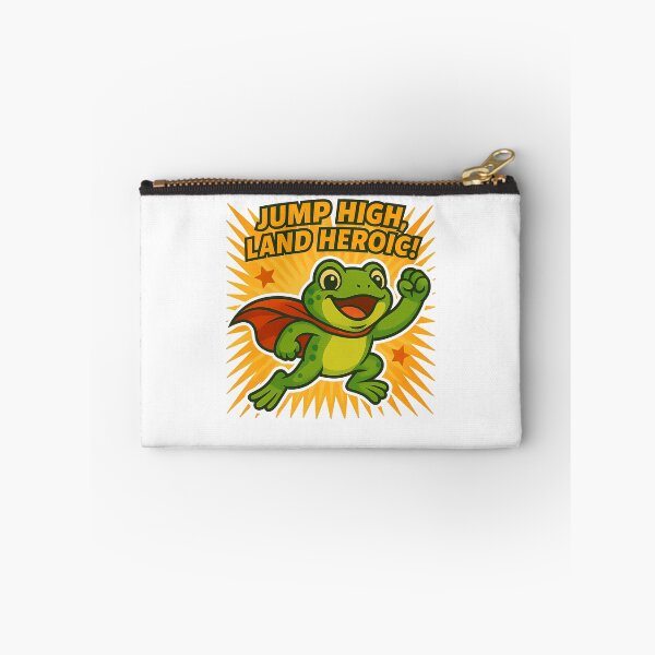 Item preview, Superhero Frog: Jump High, Land Heroic! designed and sold by k3rstman1.