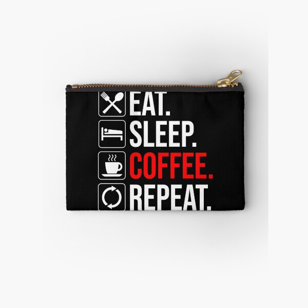 Item preview, Eat. Sleep. Coffee. Repeat designed and sold by Cat Lady Designs.