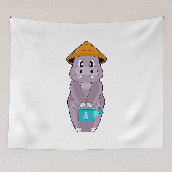 Item preview, Hippo Farmer Watering can designed and sold by Snabdesign84.