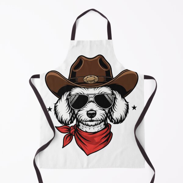 Item preview, Western Teacup Poodle – Cute Cowboy Dog designed and sold by The Real Life Symphony.