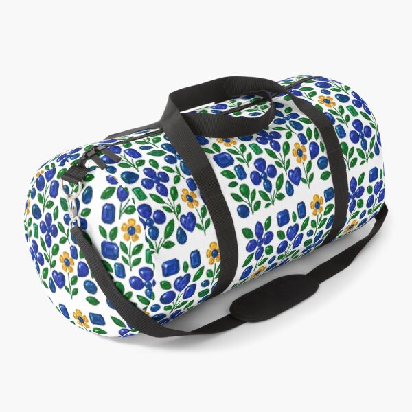 Item preview, Sapphire Gemstone Flower Pattern designed and sold by DigitalGemArt.