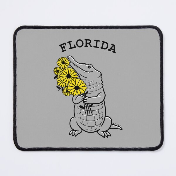 Item preview, Alligator Holding Flowers designed and sold by Wlaurence.