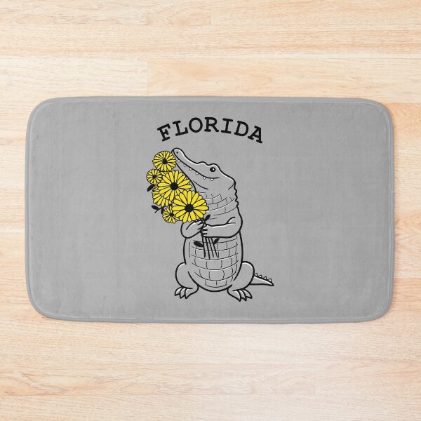 Item preview, Alligator Holding Flowers designed and sold by Wlaurence.