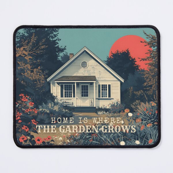 Item preview, Home Is Where The Garden Grows Funny Gifts For Gardening Lovers designed and sold by PrintInkLab.
