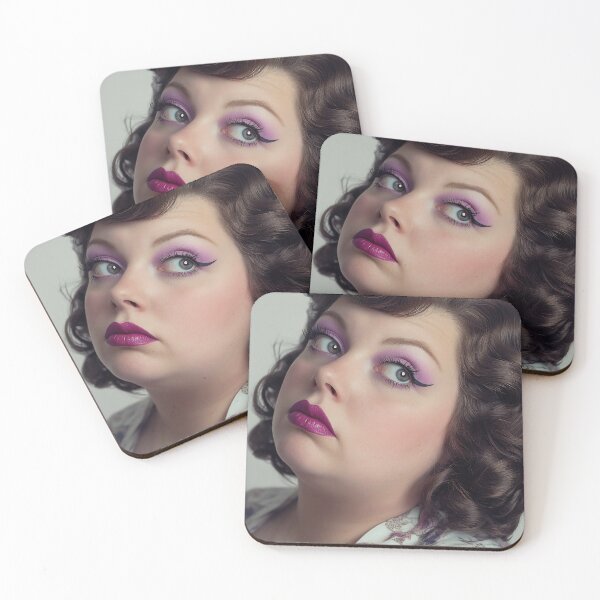 Item preview, Vibrant retro portrait designed and sold by anytka.