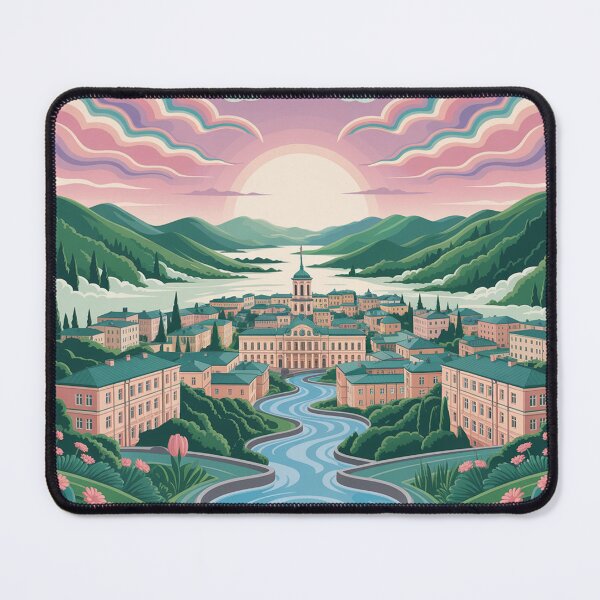 Item preview, cityscape of Pyatigorsk. designed and sold by Lilashakti ⭐️ ⭐️ ⭐️ ⭐️ ⭐️.