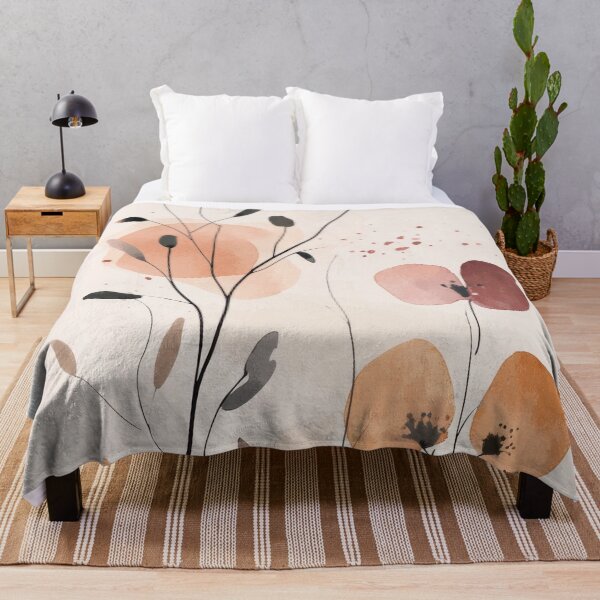 Item preview, Warm floral abstract design designed and sold by anytka.