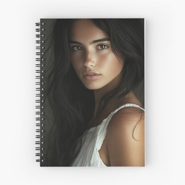 Item preview, Young woman with dark hair designed and sold by anytka.