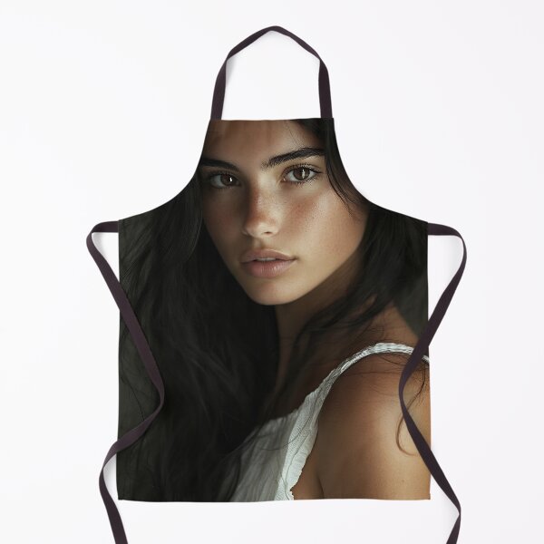 Item preview, Young woman with dark hair designed and sold by anytka.