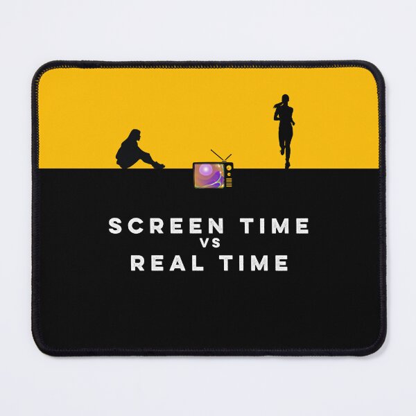 Item preview, Screen Time vs Real Time Digital Life Balance Art designed and sold by cabana.space.