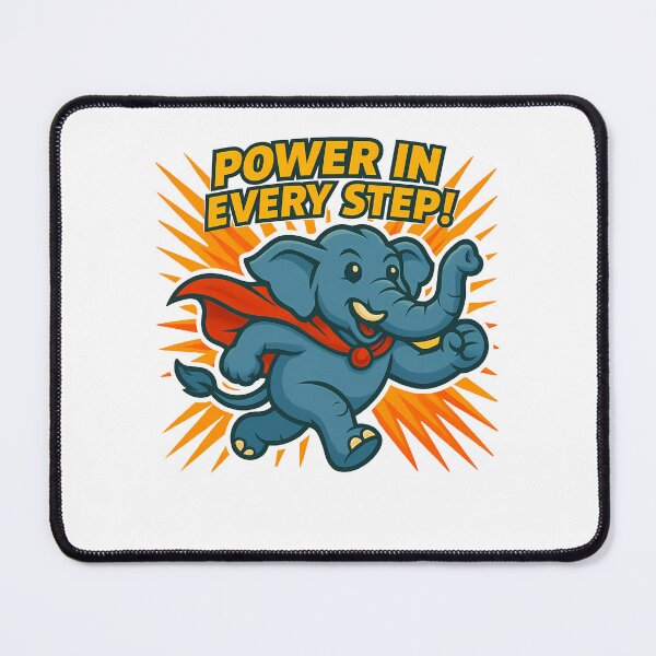 Item preview, Superhero Elephant Power In Every Step designed and sold by k3rstman1.