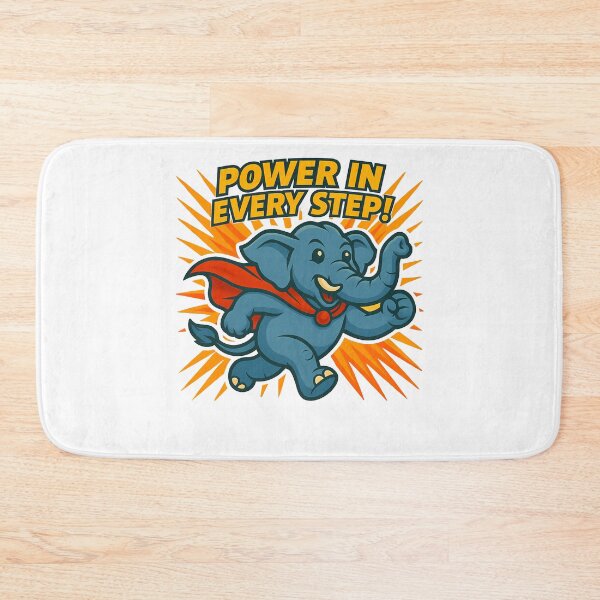 Item preview, Superhero Elephant Power In Every Step designed and sold by k3rstman1.