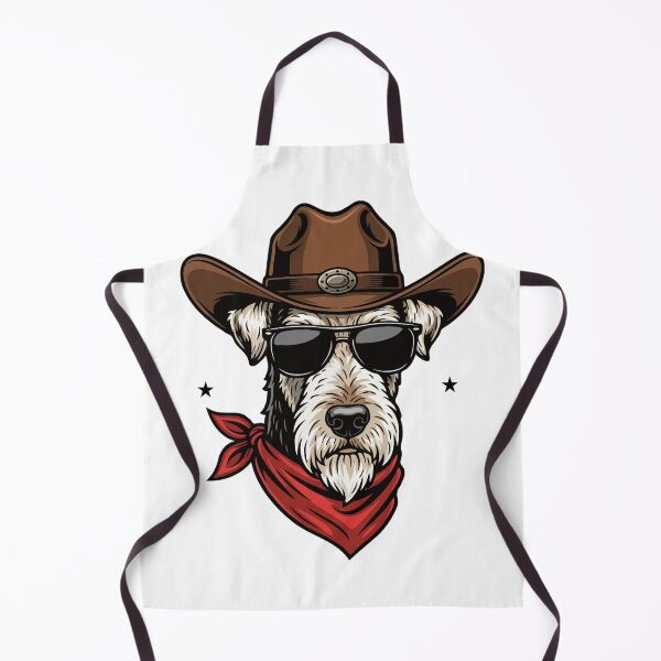 Item preview, Western Airedale Terrier – Cute Cowboy Dog designed and sold by The Real Life Symphony.