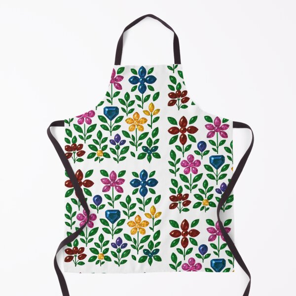 Item preview, Colorful Gemstone Flower Pattern designed and sold by DigitalGemArt.