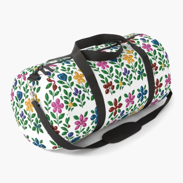 Item preview, Colorful Gemstone Flower Pattern designed and sold by DigitalGemArt.