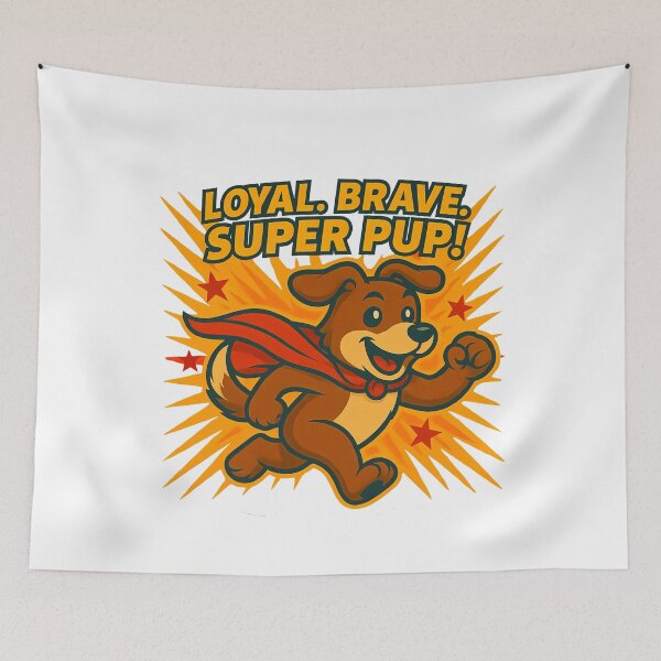 Item preview, Superhero Puppy Dog designed and sold by k3rstman1.