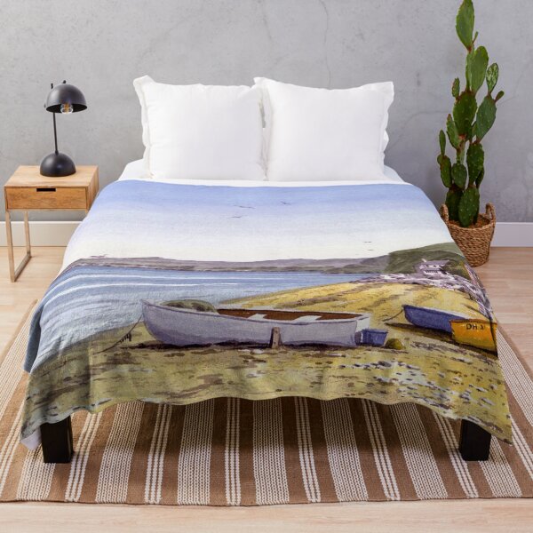 Item preview, Boats at Beesands designed and sold by artsmeow.