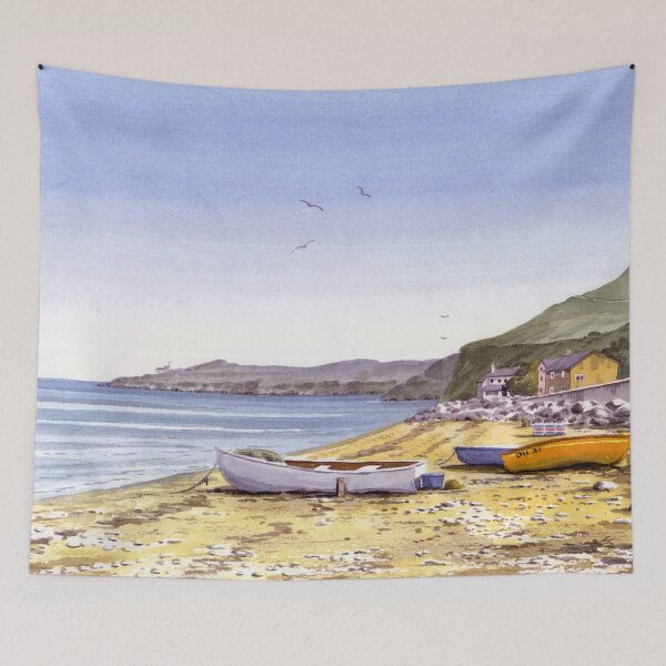 Item preview, Boats at Beesands designed and sold by artsmeow.