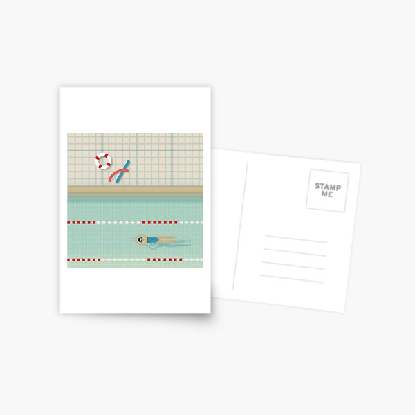 Item preview, Swimmer in the pool designed and sold by Carmelagaminde.