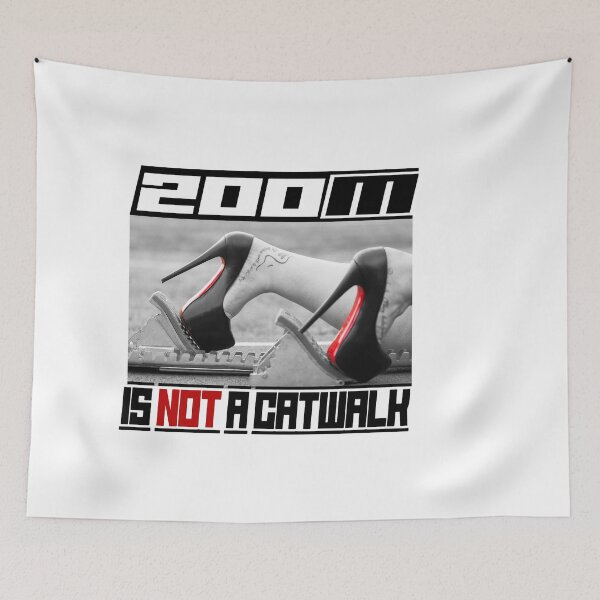 Item preview, 200m Is Not A Catwalk; Track; Sprint; designed and sold by StickerApe.
