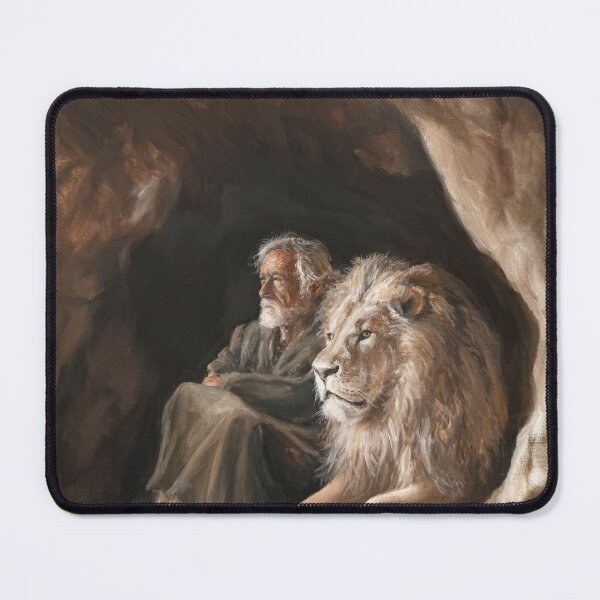 Item preview, Daniel and the Lion designed and sold by Lester Yocum.