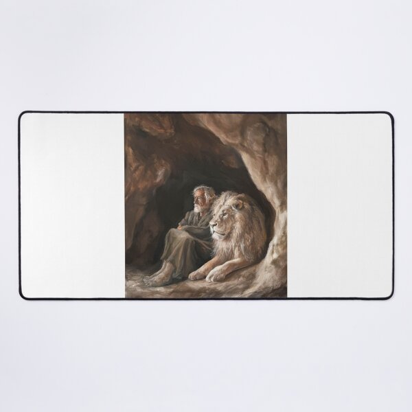 Item preview, Daniel and the Lion designed and sold by Lester Yocum.