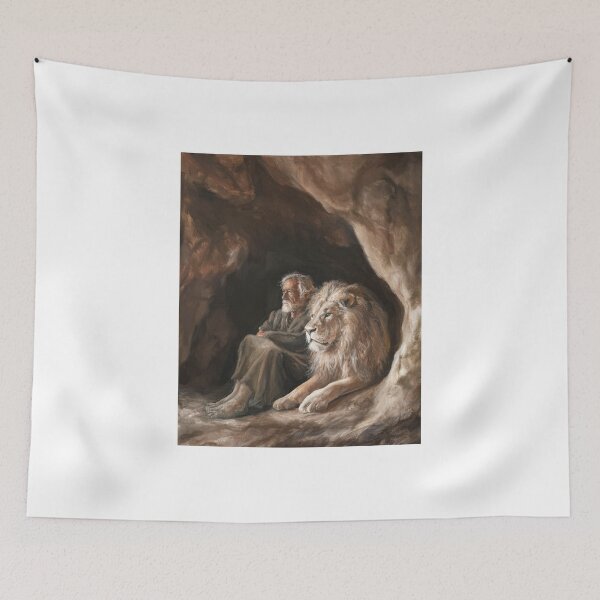 Item preview, Daniel and the Lion designed and sold by Lester Yocum.