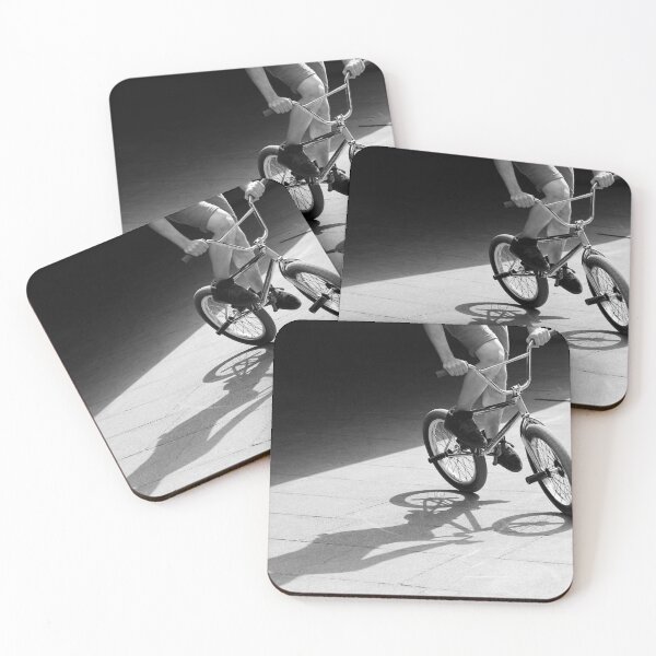 Item preview, BMX bike skate park grunge black white photography designed and sold by cheekylorns.