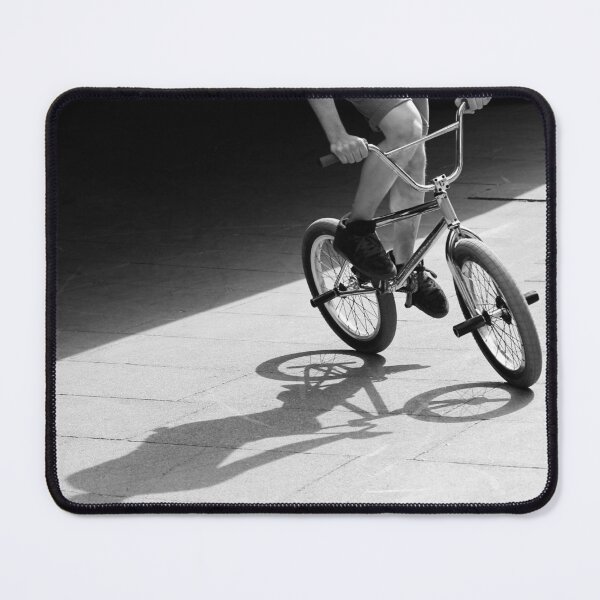 Item preview, BMX bike skate park grunge black white photography designed and sold by cheekylorns.