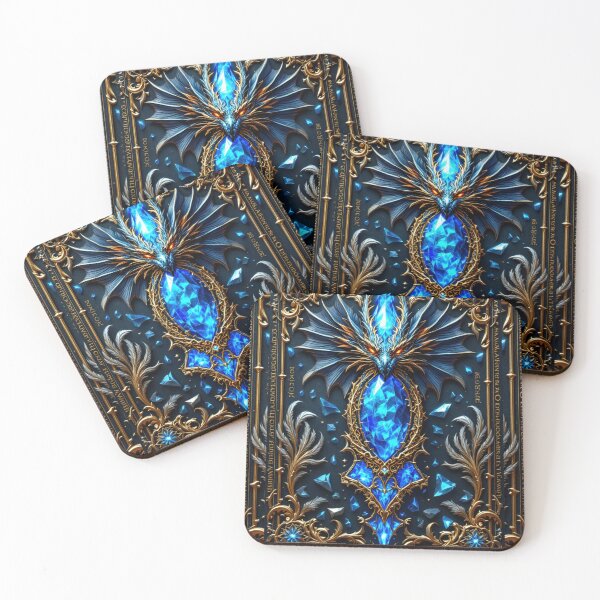 Item preview, February's Guardian: The Frost-Fire Dragon - Crystal Rebirth Talisman designed and sold by CamillaCreation.