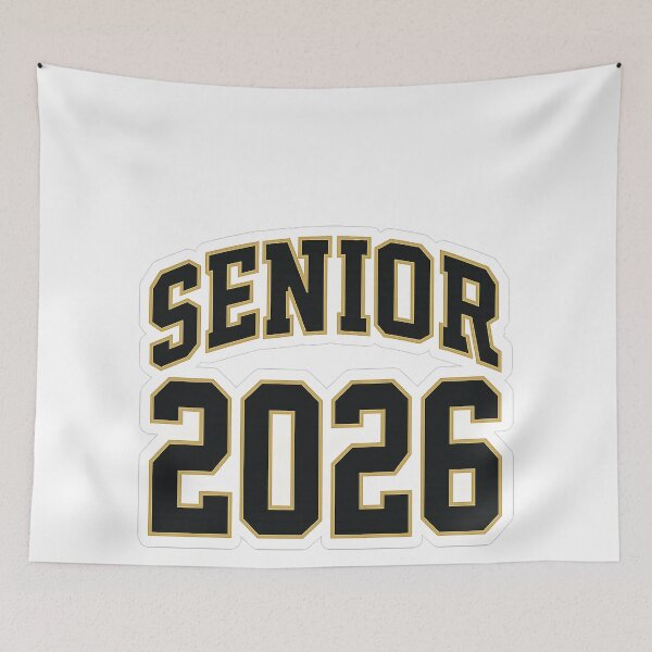 Item preview, Senior 2026 – Graduation Class Typography Design designed and sold by PrometheusStyle.