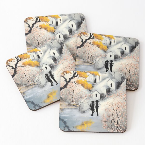 Item preview, VILLAGE IN FALL designed and sold by Tammera.