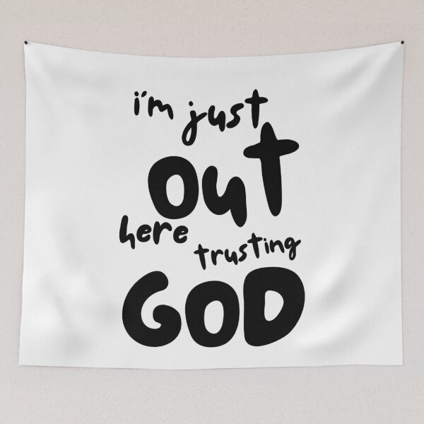 Item preview, I'm just out here trusting GOD designed and sold by ATLPen.